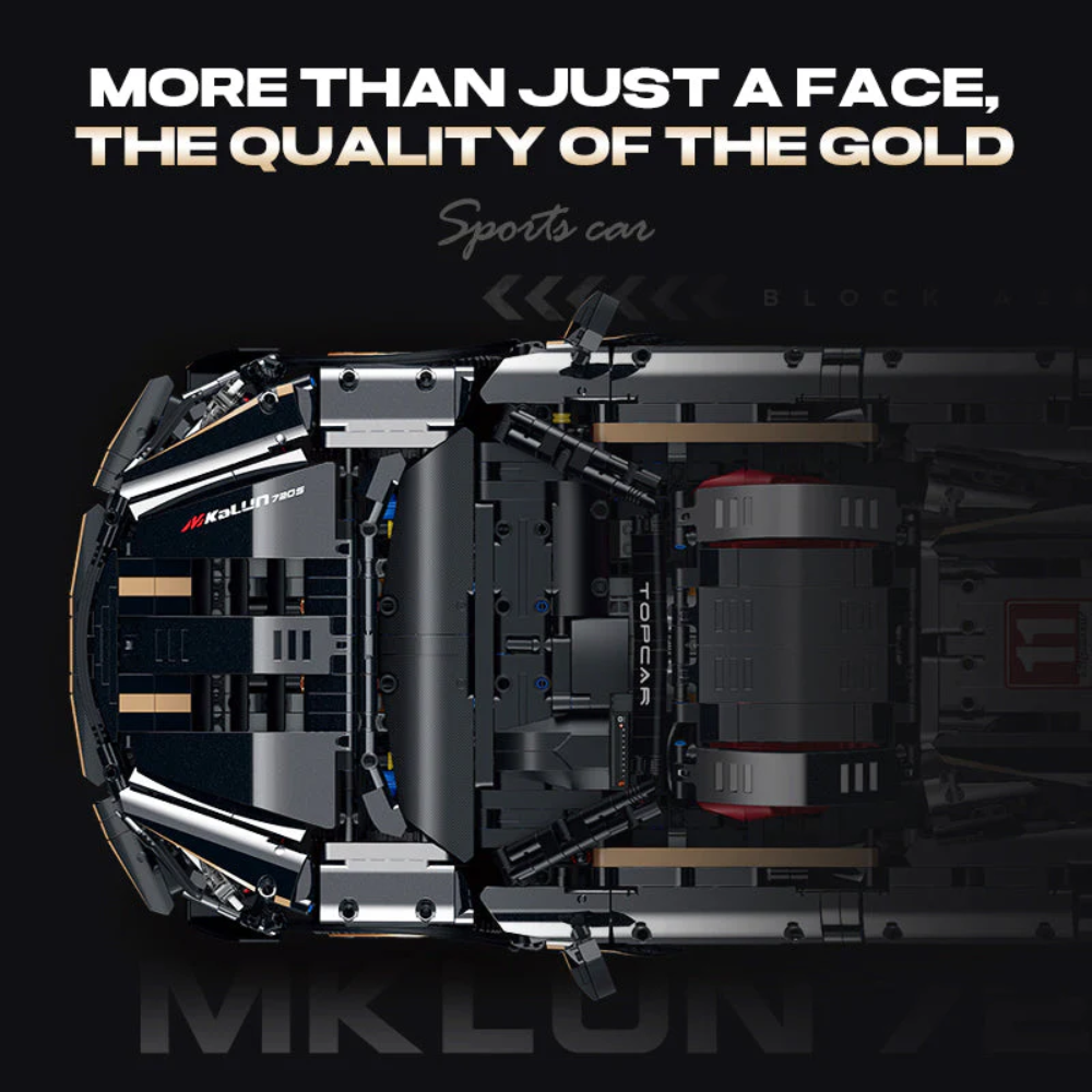 Remote-Controlled McLaren 720S Model (3,658 Pieces)