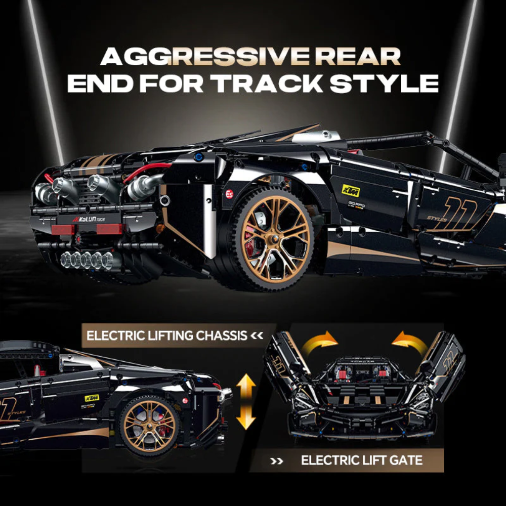 Remote-Controlled McLaren 720S Model (3,658 Pieces)